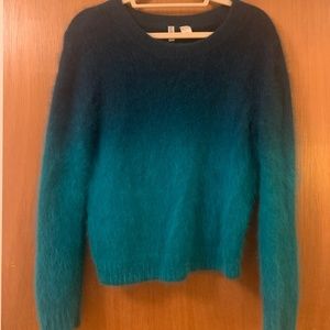 Angora ombré sweater